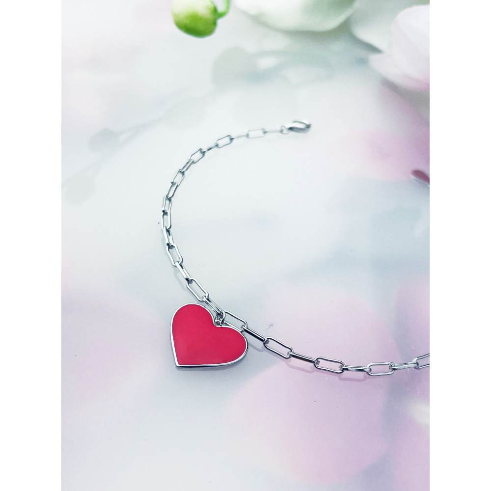 Herz Armband 925 Silber Damen Kinder