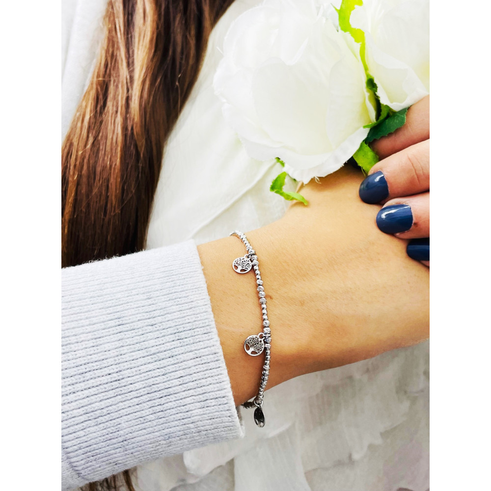 Baum Armband 925 Silber Damen Kinder