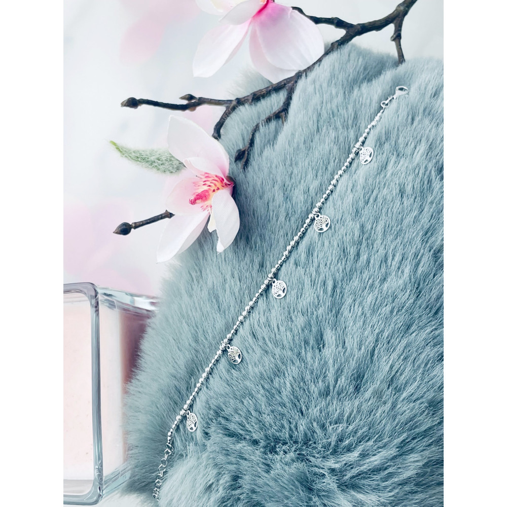 Baum Armband 925 Silber Damen Kinder