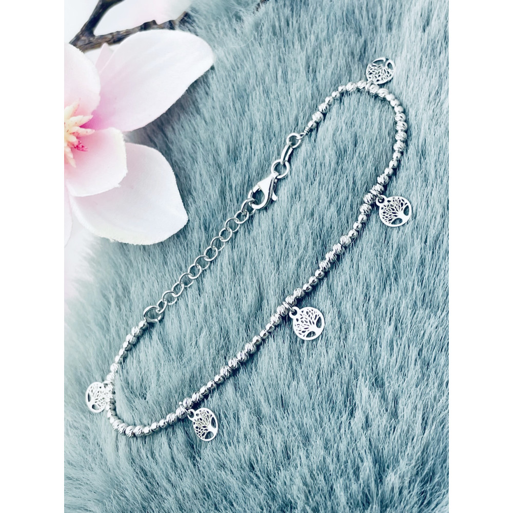 Baum Armband 925 Silber Damen Kinder