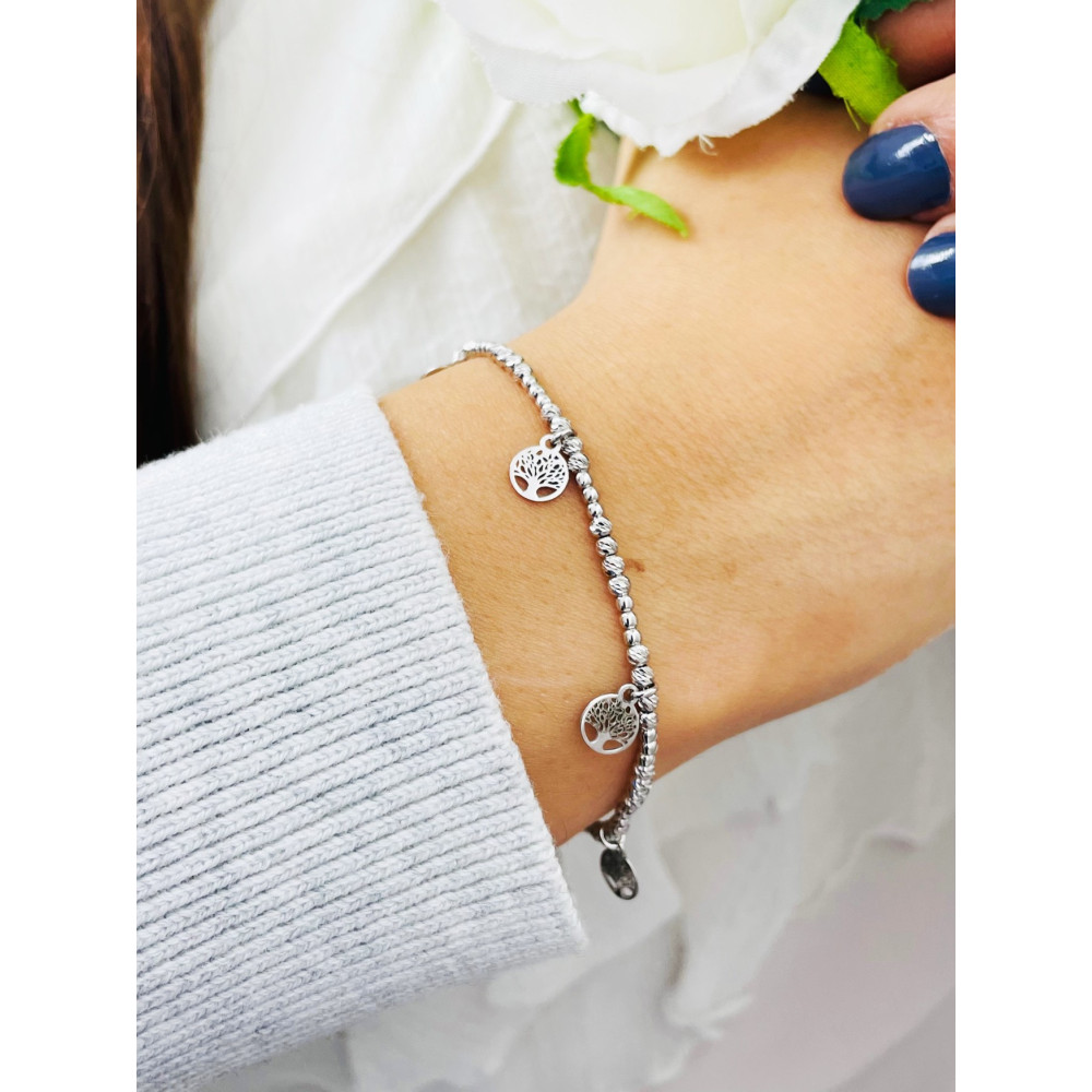 Baum Armband 925 Silber Damen Kinder