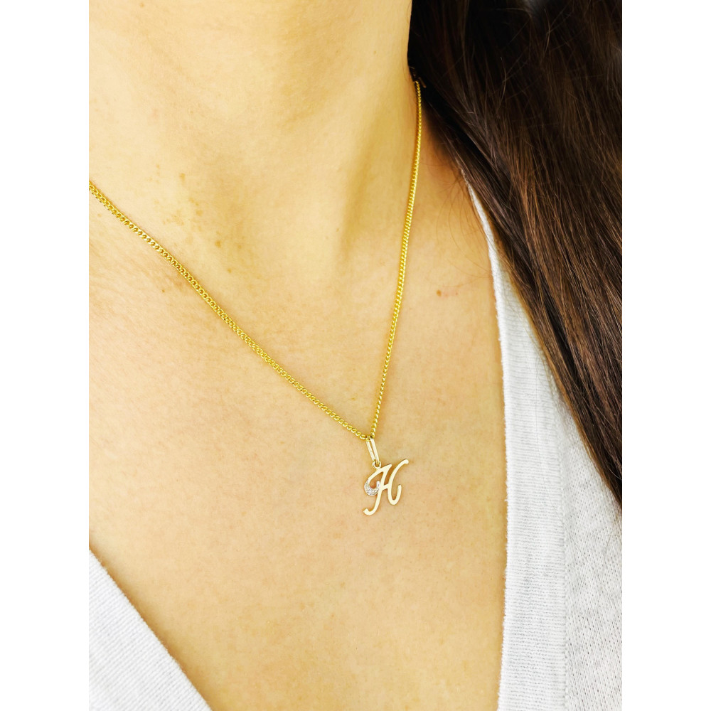 copy of Złoty wisiorek zawieszka rozeta ażurowa