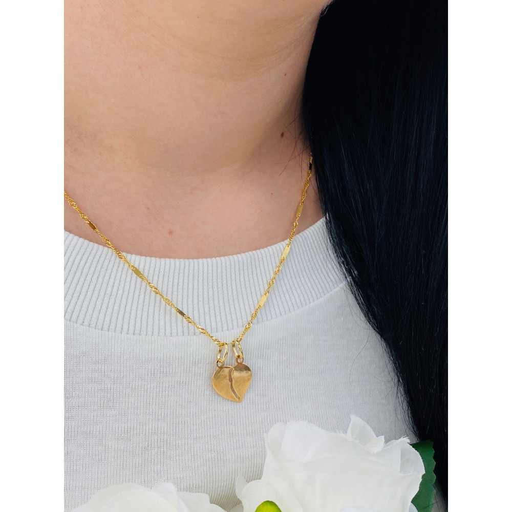 copy of Złoty wisiorek zawieszka rozeta ażurowa