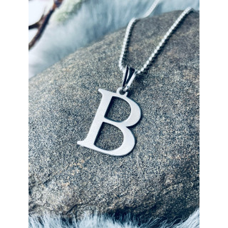 925 Silber Anhänger Buchstabe B Kettenanhänger