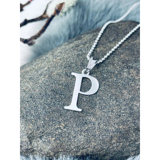 925 Silber Anhänger Buchstabe P Kettenanhänger