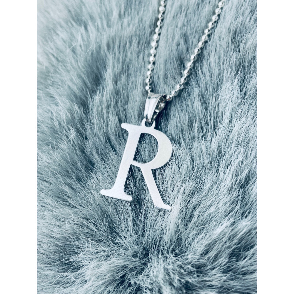 925 Silber Anhänger Buchstabe R Kettenanhänger