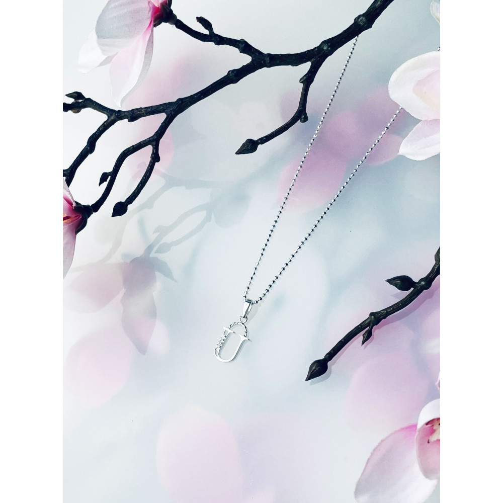 copy of Złoty wisiorek zawieszka rozeta ażurowa