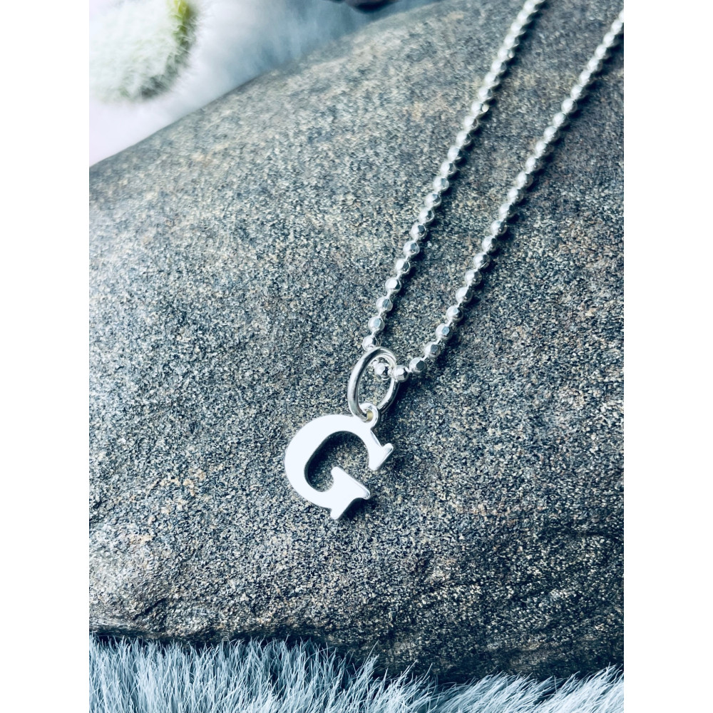 925 Silber Anhänger Buchstabe G Kettenanhänger