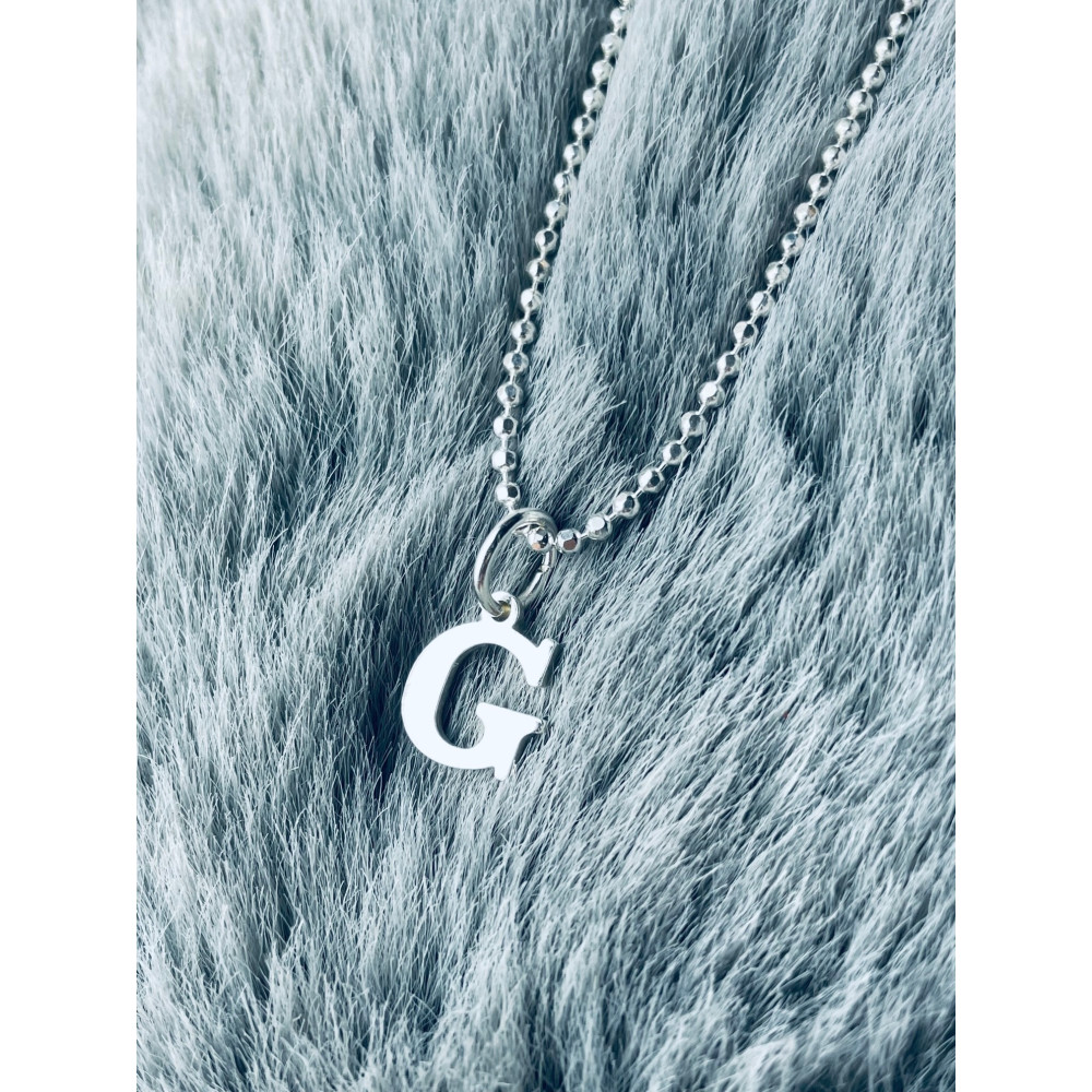 925 Silber Anhänger Buchstabe G Kettenanhänger