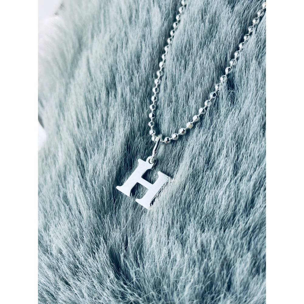 925 Silber Anhänger Buchstabe H Kettenanhänger