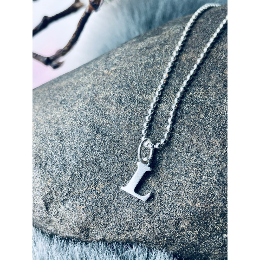 925 Silber Anhänger Buchstabe L Kettenanhänger