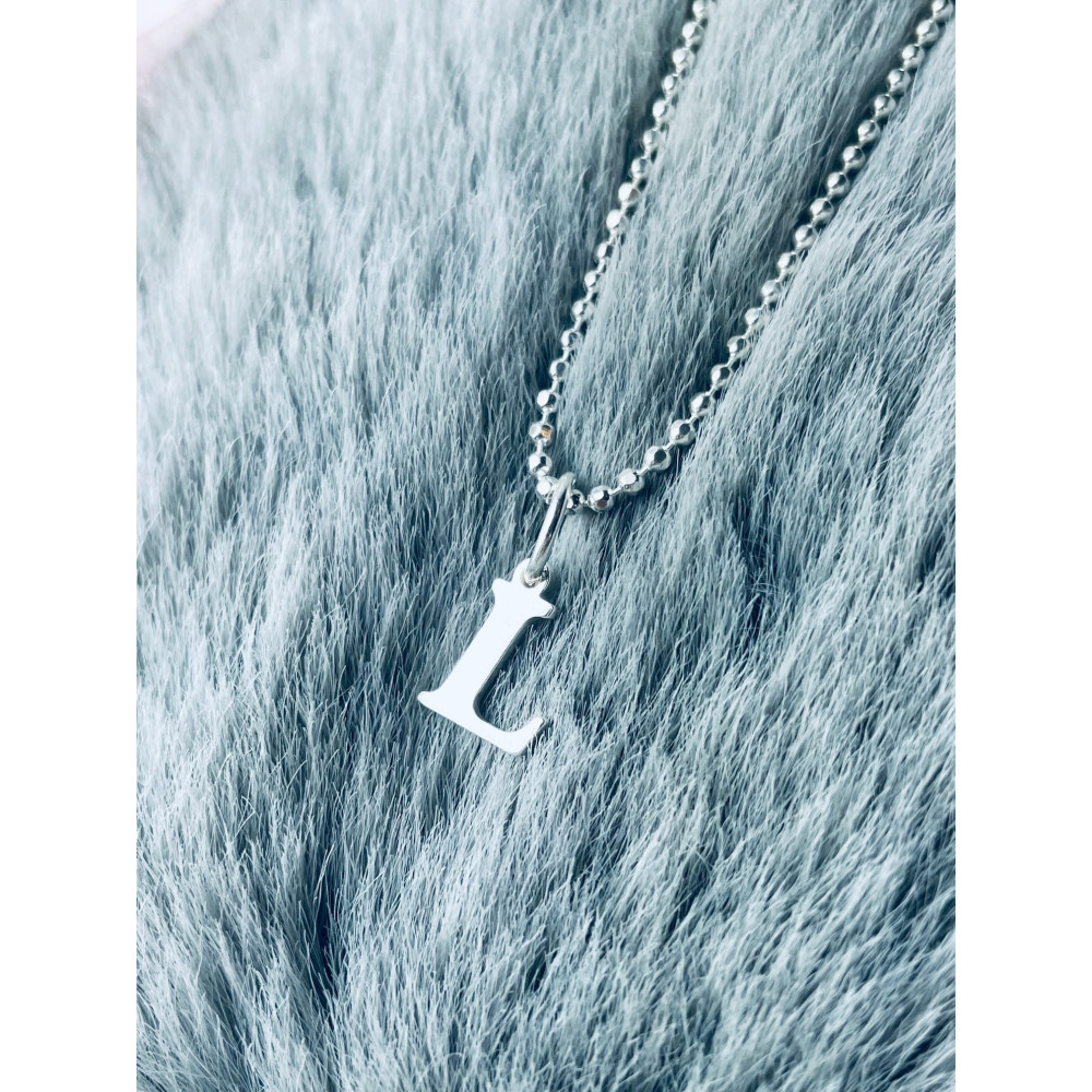 925 Silber Anhänger Buchstabe L Kettenanhänger