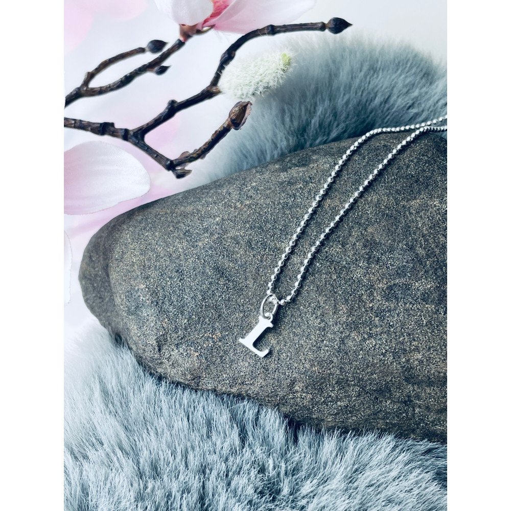 925 Silber Anhänger Buchstabe L Kettenanhänger