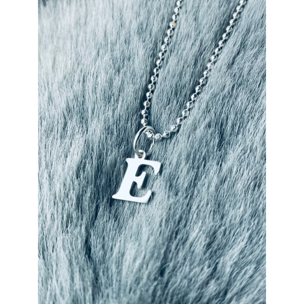 925 Silber Anhänger Buchstabe E Kettenanhänger