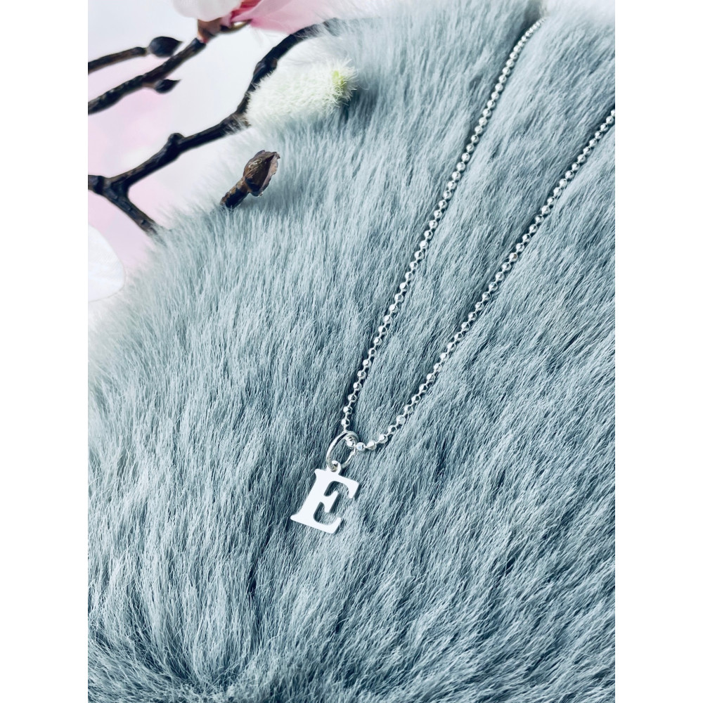 925 Silber Anhänger Buchstabe E Alphabet