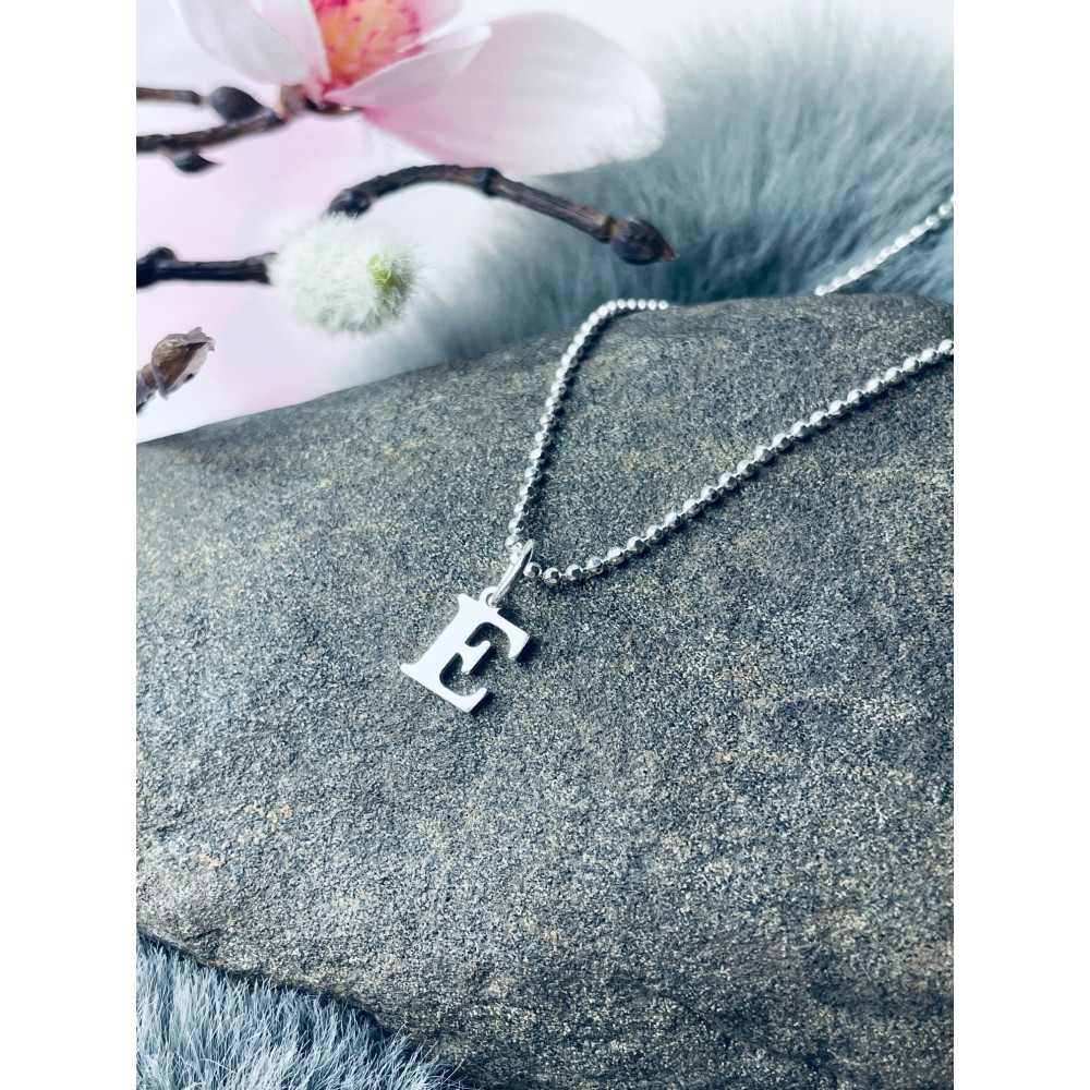 925 Silber Anhänger Buchstabe E Kettenanhänger