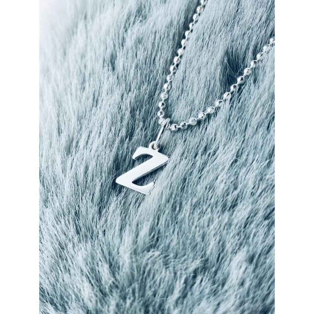925 Silber Anhänger Buchstabe Z Kettenanhänger