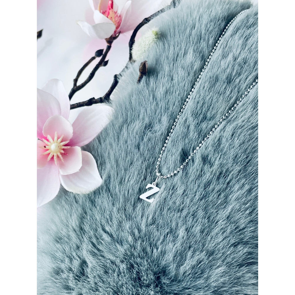 925 Silber Anhänger Buchstabe Z Kettenanhänger