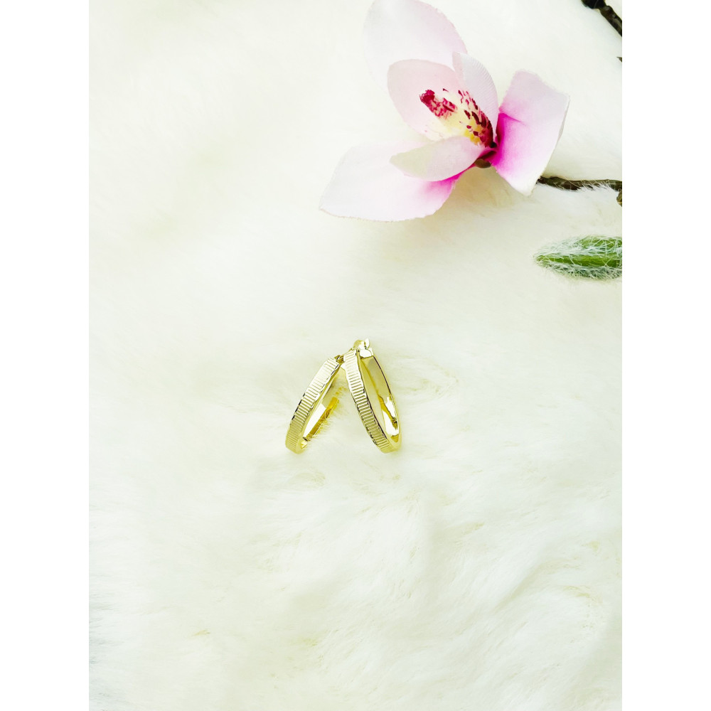 copy of Złote kolczyki wiszące patyczki