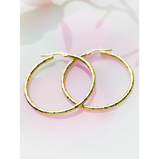 Creolen Ohrringe Ohrhänger Ohrstecker Ohrschmuck Gelbgold Paar 585er 14KT