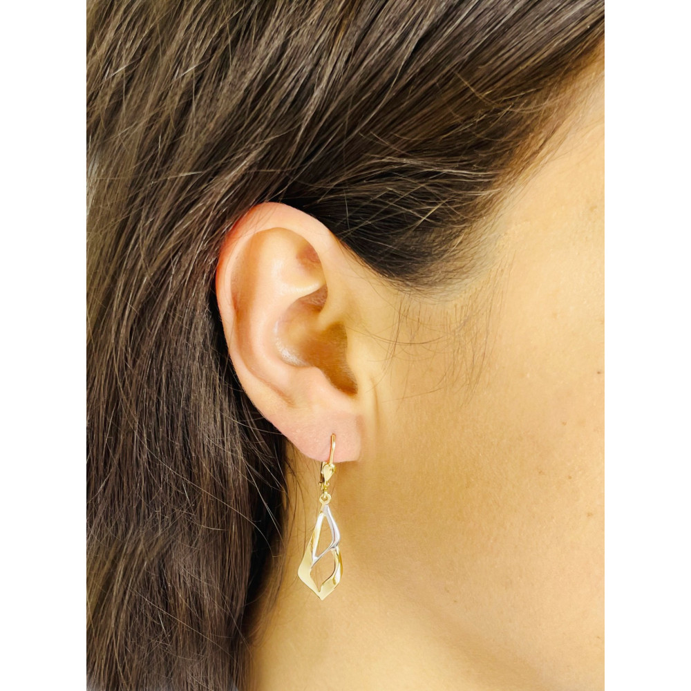 Ohrringe Ohrhänger Ohrstecker Ohrschmuck 585er 14KT Gelbgold