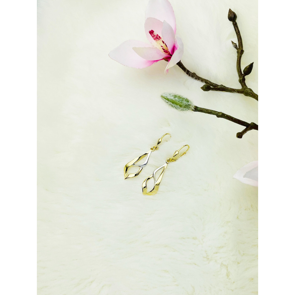 Ohrringe Ohrhänger Ohrstecker Ohrschmuck 585er 14KT Gelbgold