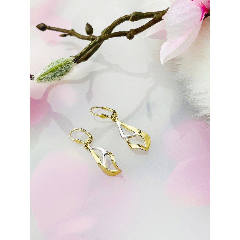 Ohrringe Ohrhänger Ohrstecker Ohrschmuck 585er 14KT Gelbgold