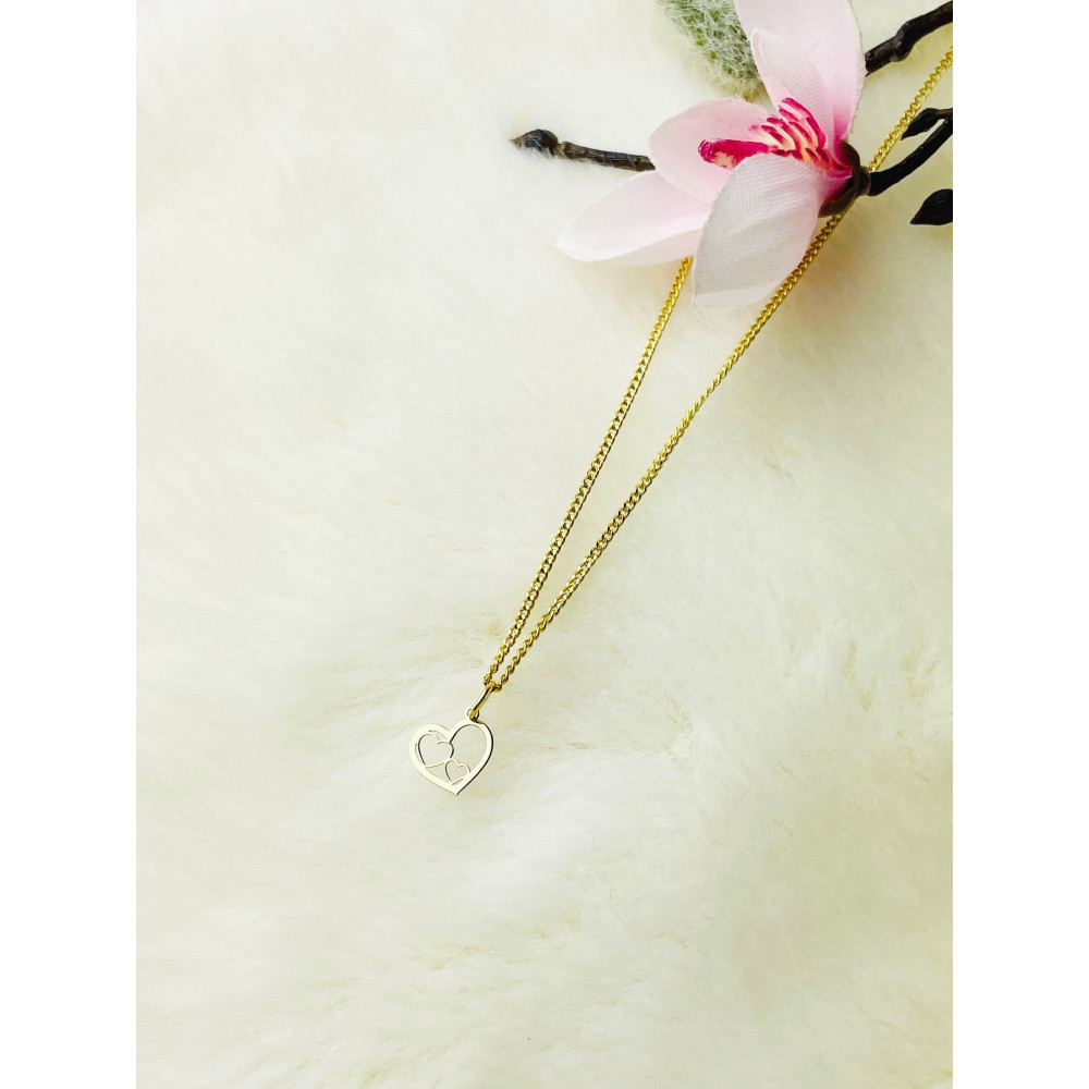 Anhänger Kettenanhänger Gelbgold Goldanhänger Herz 585er 14KT