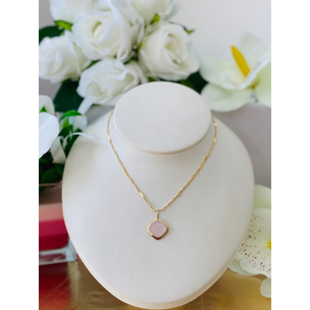 copy of Złoty wisiorek zawieszka rozeta ażurowa