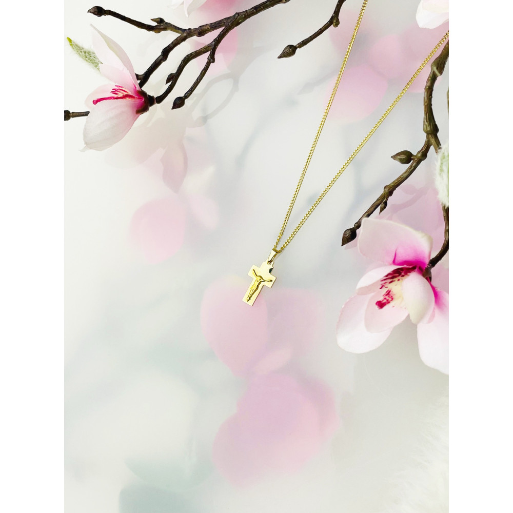 copy of Złoty krzyżyk klasyczny diamentowany