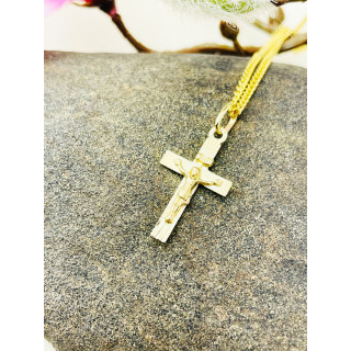 Goldanhänger Kettenanhänger Gold Anhänger Kreuz Goldkreuz Gelbgold 585er