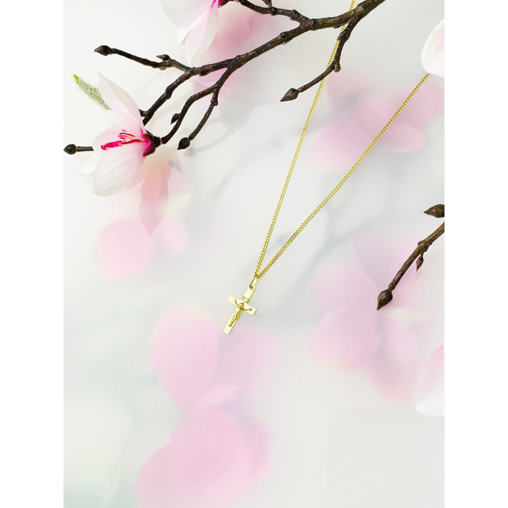 copy of Złoty krzyżyk klasyczny diamentowany