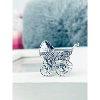 Silber Kinderwagen