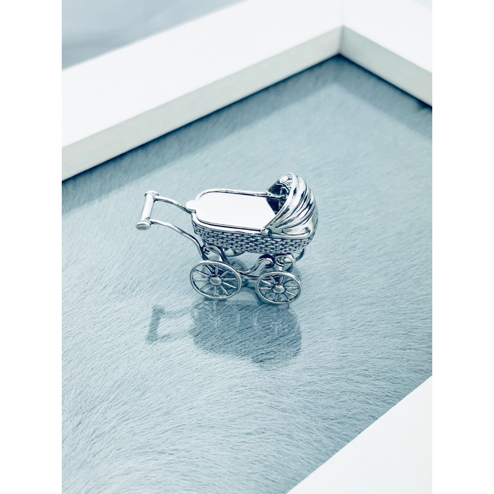 Silber Kinderwagen