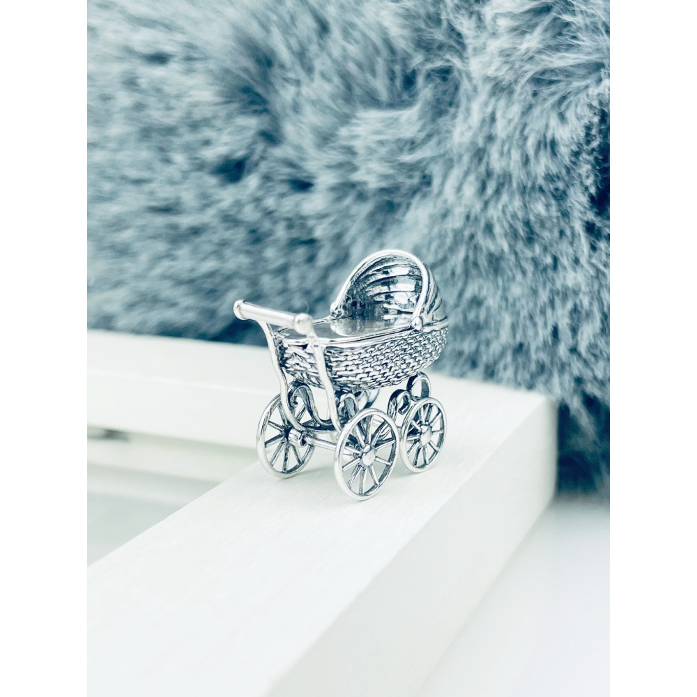 Silber Kinderwagen