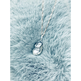 Srebrny bucik zawieszka puzderko