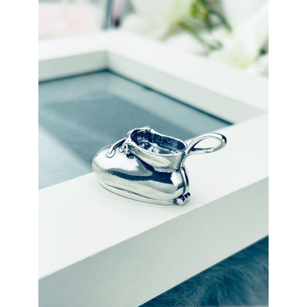 Anhänger Silber Schuh