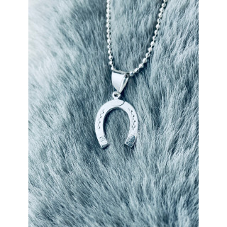 Srebrny wisiorek zawieszka podkowa