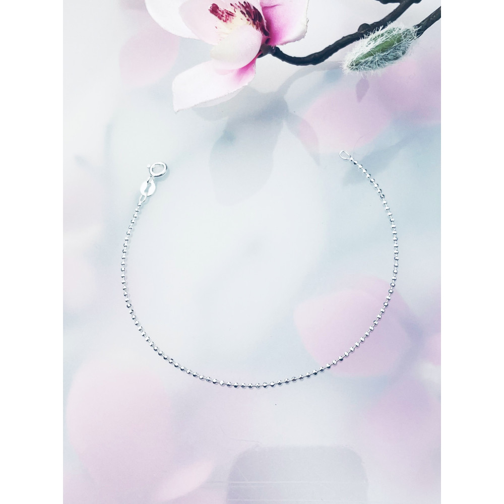 925 Silber Kugel Armband