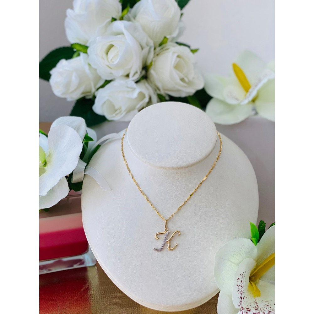 copy of Złoty wisiorek zawieszka rozeta ażurowa