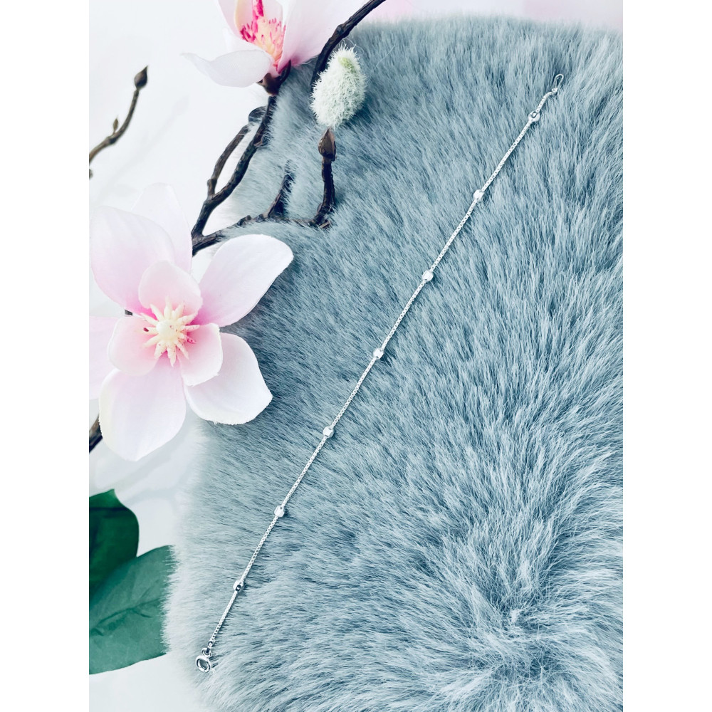 925 Silber Kugel Armband