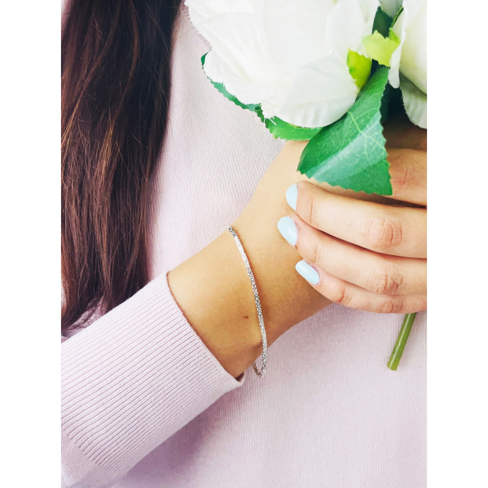 copy of Złota bransoletka celebrytka serce nieskończoność