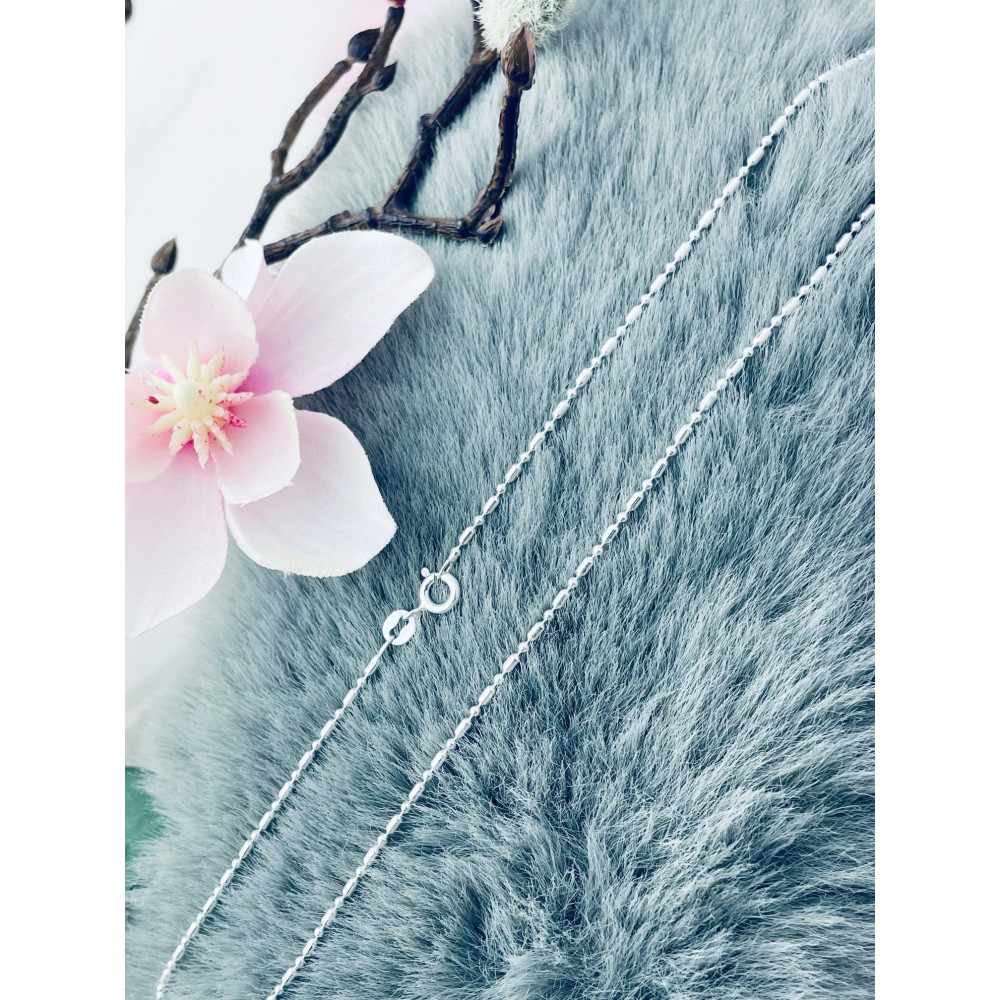 925 Silber Halskette Collier Kugelkette