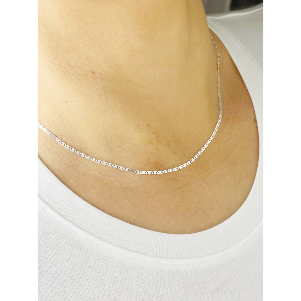 925 Silber Halskette Panzerkette