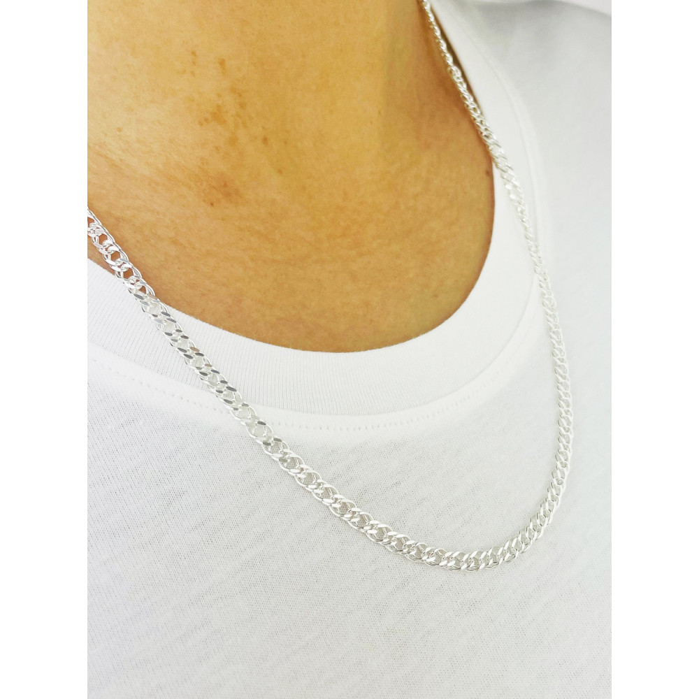 925 Silber Rombo Halskette Collier