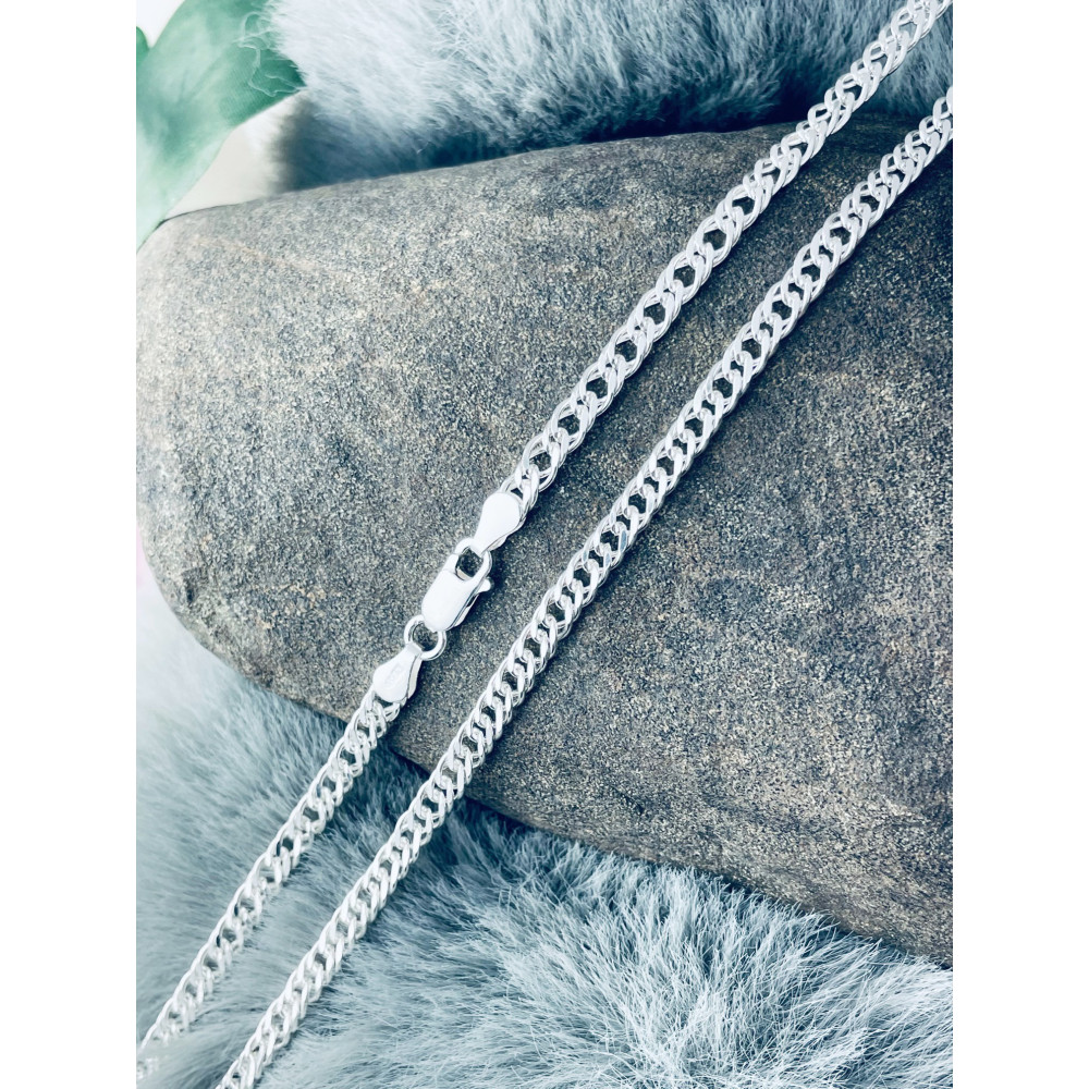 925 Silber Rombo Halskette Collier