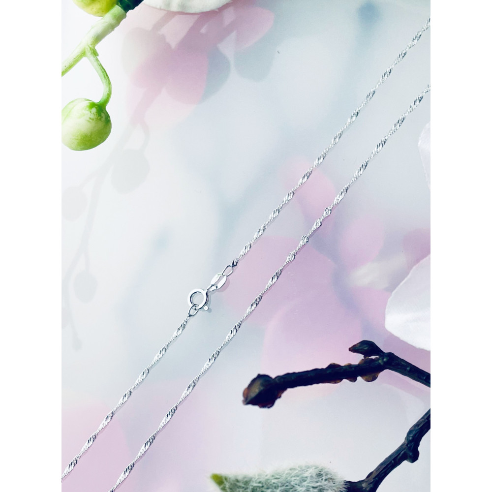 925 Silber Singapur Magic Halskette Collier