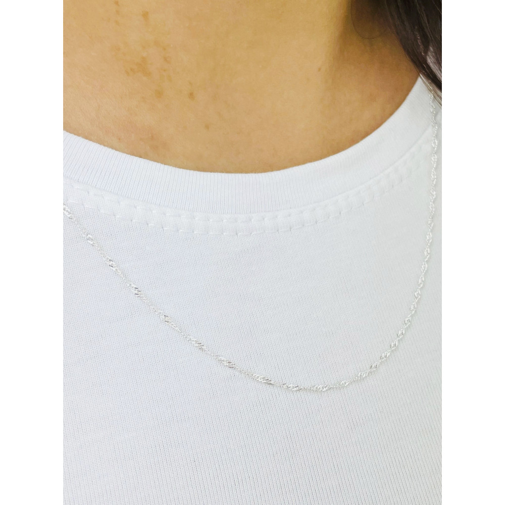 925 Silber Singapur Magic Halskette Collier