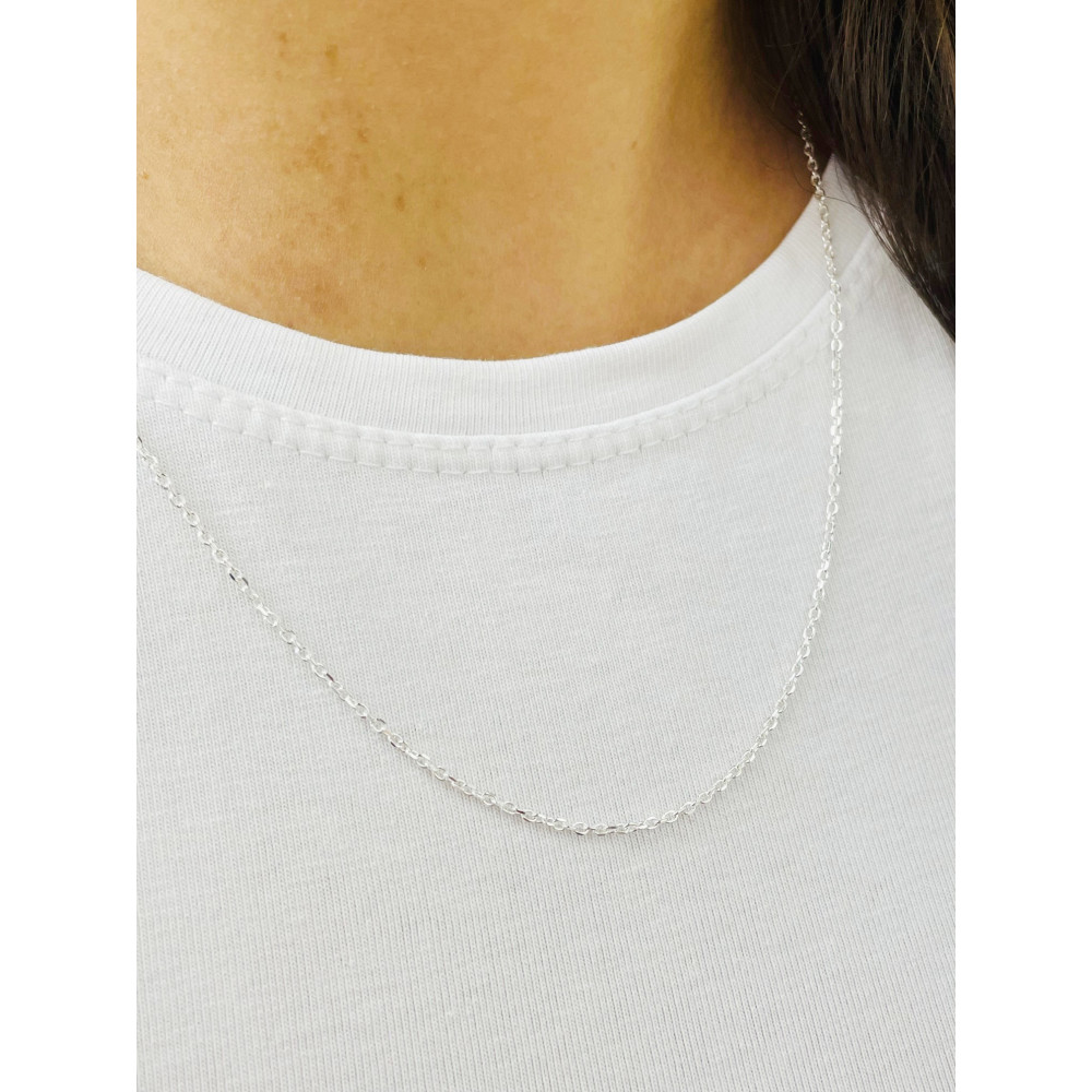 925 Silber Ankerkette Halskette Collier