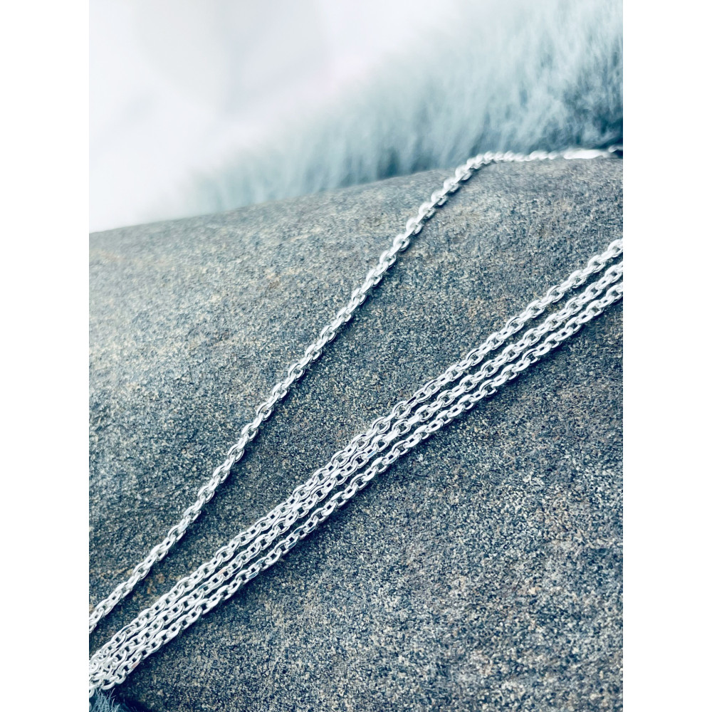 925 Silber Ankerkette Halskette Collier